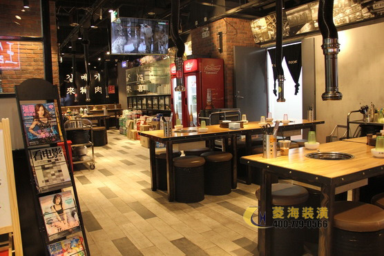 烤肉店設(shè)計(jì)裝修效果圖
