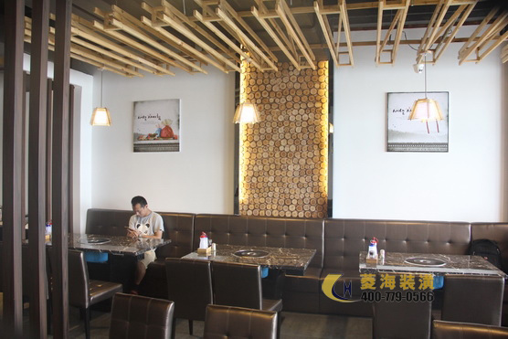 韓國料理店吊頂設(shè)計(jì)裝修