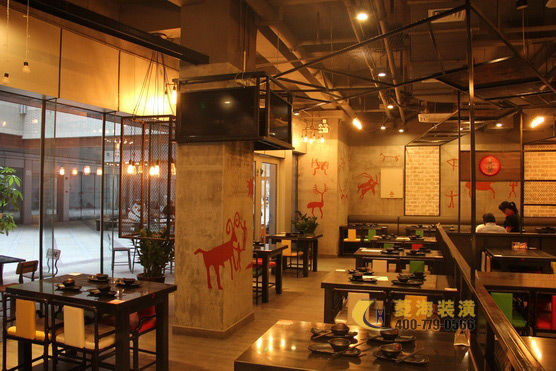 燒烤店設(shè)計(jì)裝修效果圖