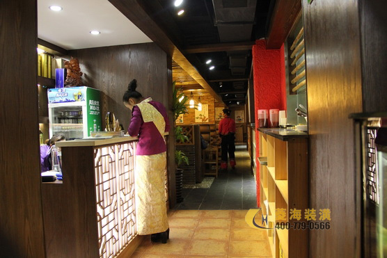 火鍋店吧臺設(shè)計效果圖