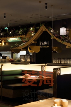 砂鍋魚(yú)餐廳大堂設(shè)計(jì)