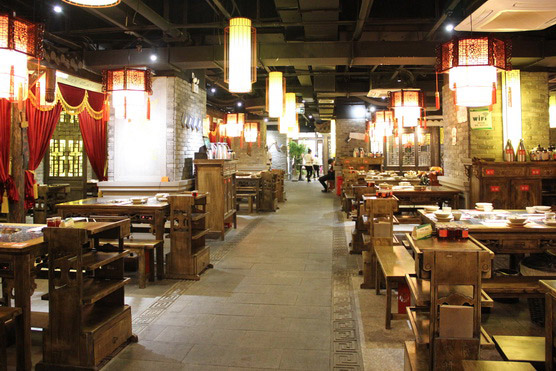 火鍋店走道設(shè)計(jì)裝修