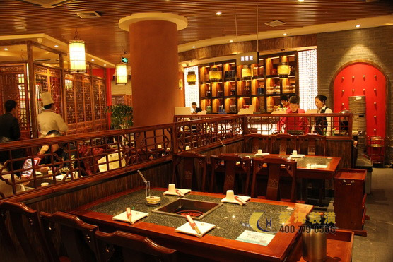 火鍋店卡座布局設(shè)計(jì)