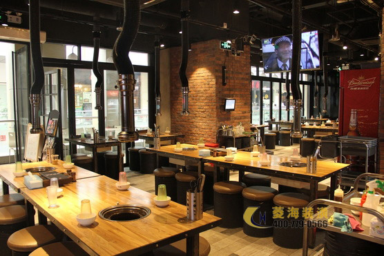 烤肉店吊頂設(shè)計(jì)裝修