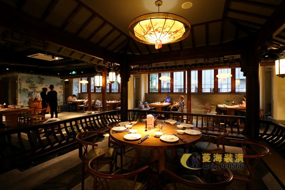 本幫菜飯店就餐區(qū)設計裝修