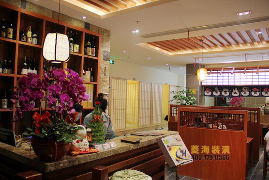 日本料理店收銀區(qū)設(shè)計