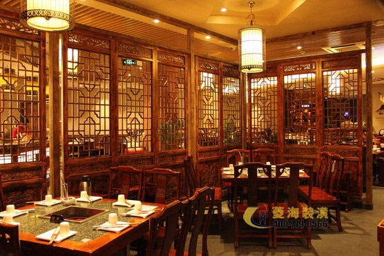 火鍋店隔斷設(shè)計(jì)裝修