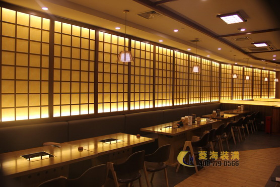 日本料理店沙發(fā)卡座設(shè)計
