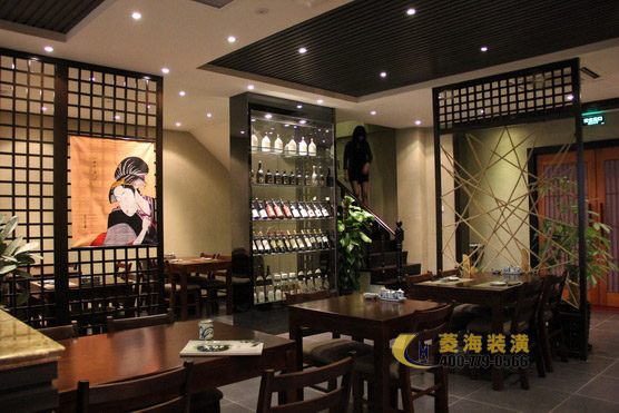 日式料理店隔斷設(shè)計