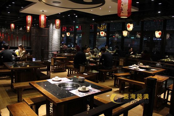火鍋店吊頂設(shè)計(jì)裝修