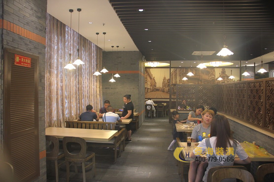 餐廳卡座設(shè)計裝修