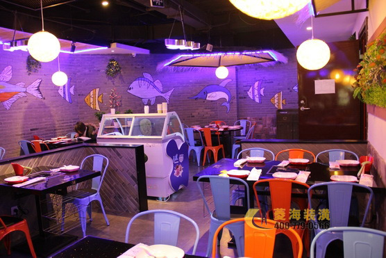 魚(yú)火鍋餐廳吊頂設(shè)計(jì)