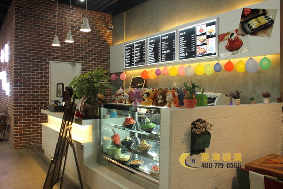 甜品店吧臺(tái)設(shè)計(jì)效果圖