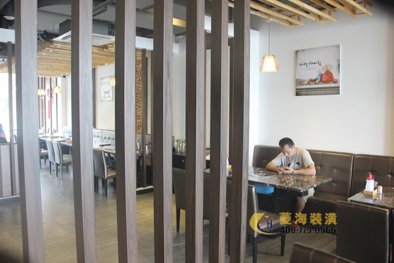韓國料理店隔斷設(shè)計(jì)效果圖